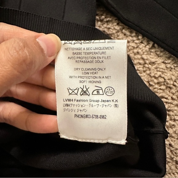 Givenchy Two Tone Ribbed Stretch Knit Turtleneck Sweater Black & White sz XS/S - Picture 15 of 15